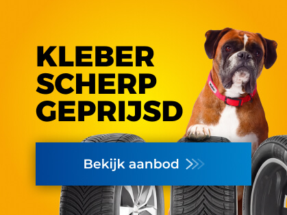 Kleber scherp gepijsd