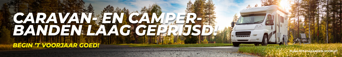 Caravan- en camperbanden laag geprijsd