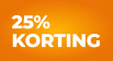 Hifly 25% korting per band