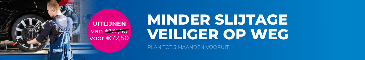 Uitlijnen €20 korting