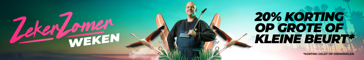 20% korting op onderhoud